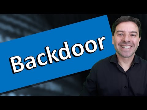 Vídeo: O que é backdoor em segurança?