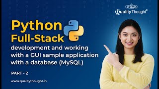 Development Working with a GUI Sample Application with MYSQL | Python Workshop - Part  2