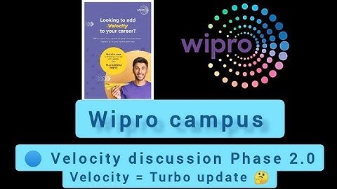 Wipro velocity phase 2.0 & Batch 2.0 | velocity = Turbo offer | full discuss velocity program 2022