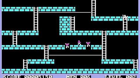 Lode Runner (1983, Broderbund Software) PC Gameplay