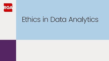 Ethics in Data Analytics