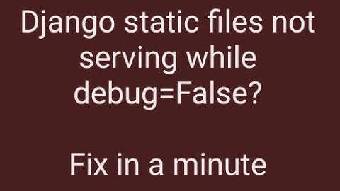 #django doesn