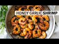 HONEY GARLIC SHRIMP | easy 20-minute dinner recipe