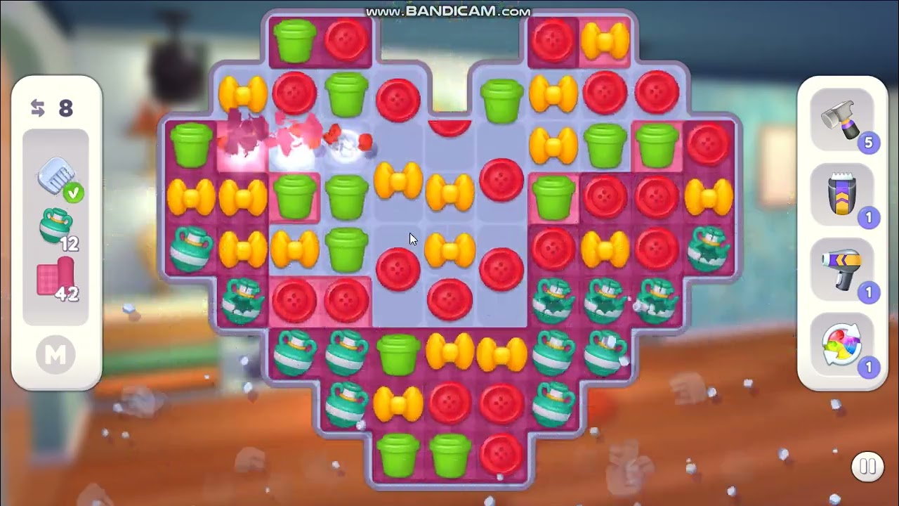 Makeover Match - Swap & Style level 208 no power-ups