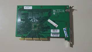 Placa de vídeo antiga Geforce 2 Mx 200 AGP