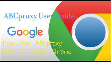ABCproxy User Guide: How to use ABCproxy in Google Chrome