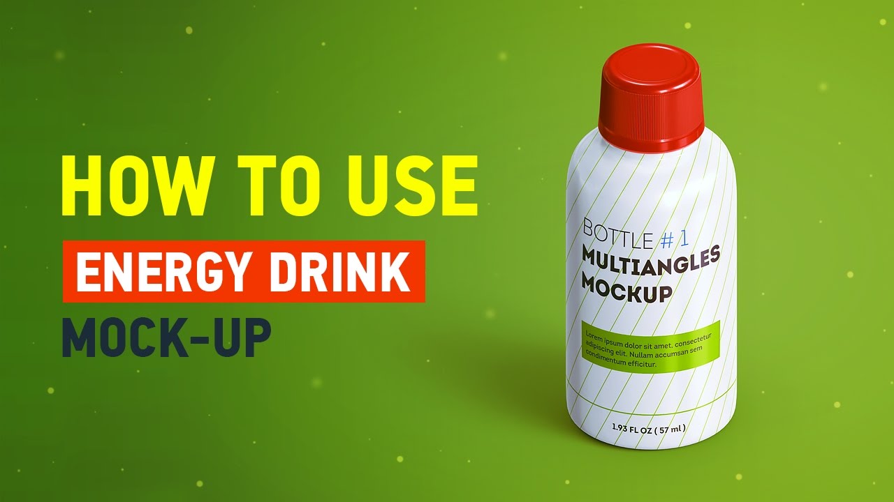 Download Energy Shot Energy Drink Mock Up Photoshop Tutorial Youtube