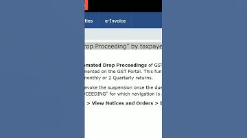 drop proceeding option on GST portal
