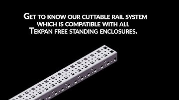 Tekpan Internal Rail System for Free Standing Enclosures