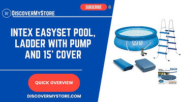 Intex EasySet Pool, Ladder with Pump and 15