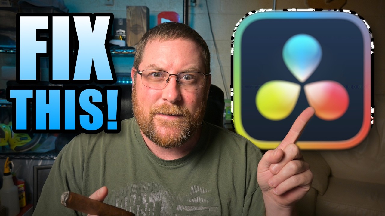 How to fix the lens blur bug in Davinci Resolve 18 - YouTube
