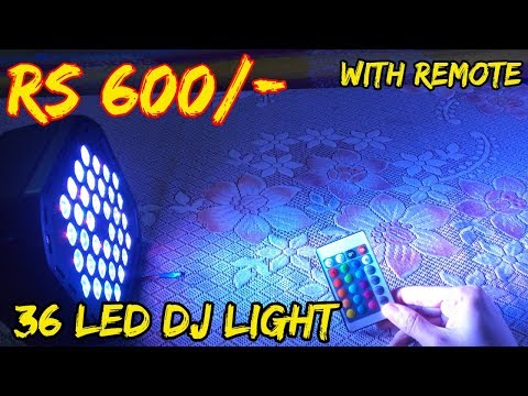 36 led dj light with remote | cheap dj lights, disco lights | DJ