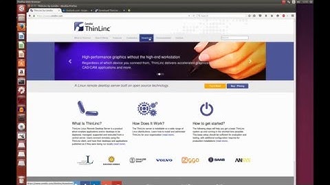 Old Video - ThinLinc Server v4.5.0 Installation on Ubuntu v14.04 LTS