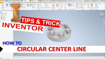 Inventor How To Circular Centerline