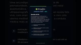 Questão Revalida do Dia 🩺 #shorts