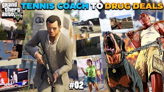 Michael's Boat Stolen | Meeting Tonya | Lamar Kidnapping D | Tennis Couch House | GTA 5 Hindi / Urdu