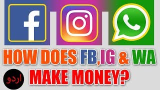 How do facebook, instagram and whatsapp make money? the hidden truth?