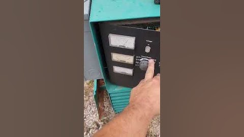 30KW NG Onan Generator Startup Video