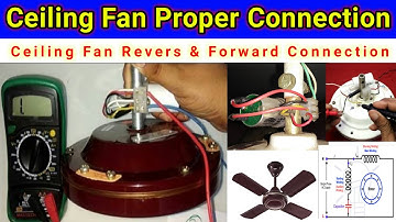 Ceiling Fan Proper Connection Guide | Starting and Running Winding | Capacitor Connection in Hindi