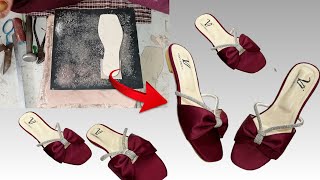 DIY Fashionable Women  Flat Slipper | Process of HANDMADE Women Flat Slipper