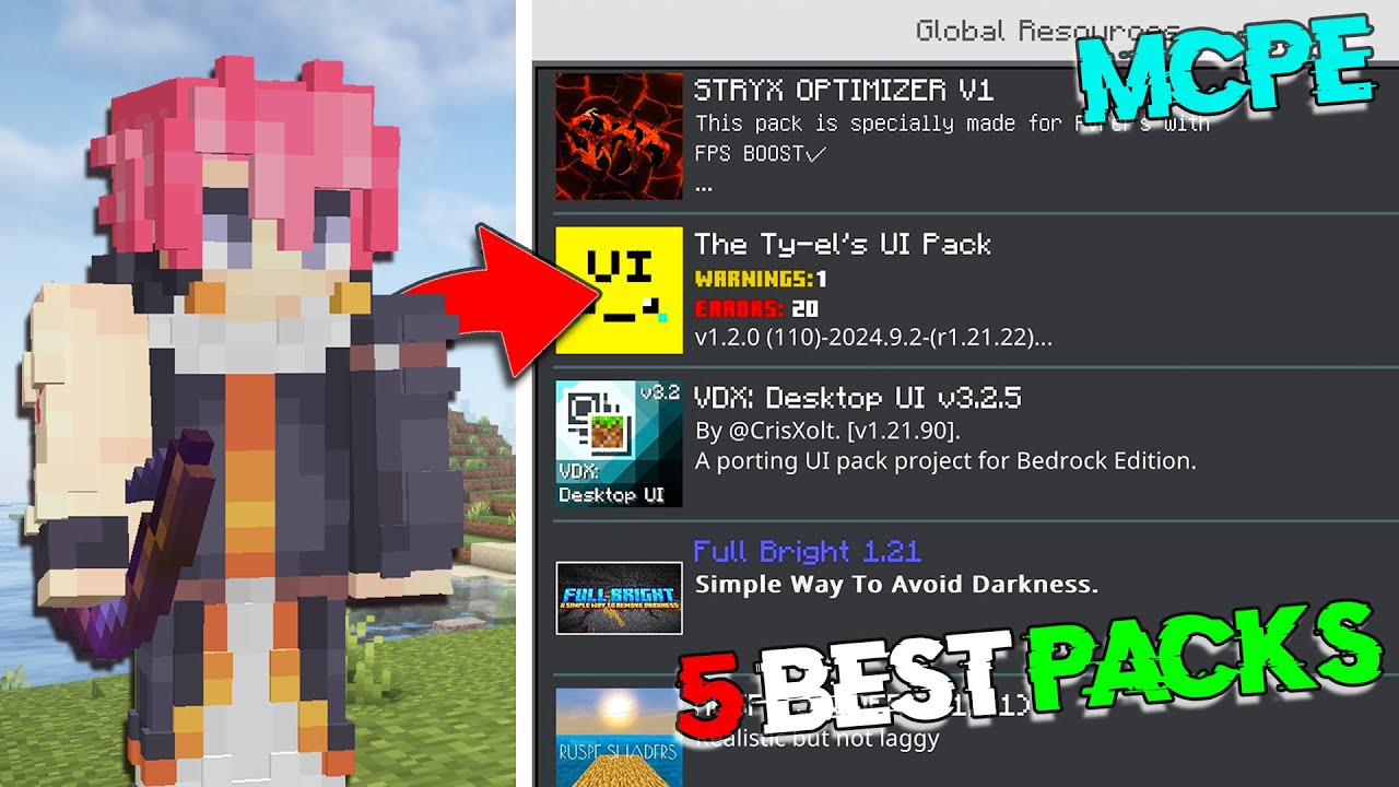 Top 5 Must Use *Mods For MCPE 1.21+ | Best Texture pack and mods for ...