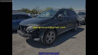 Car Detail: JTJBC1BAXC2427798 Rx 450 2012 Lexus