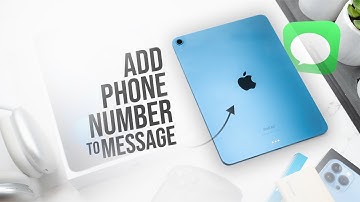 How to Add Phone Number for Text Messages on iPad (tutorial)