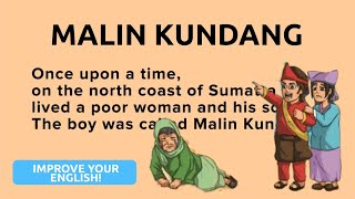 Learn English through Story - Malin Kundang (Listening   Reading   Speaking)