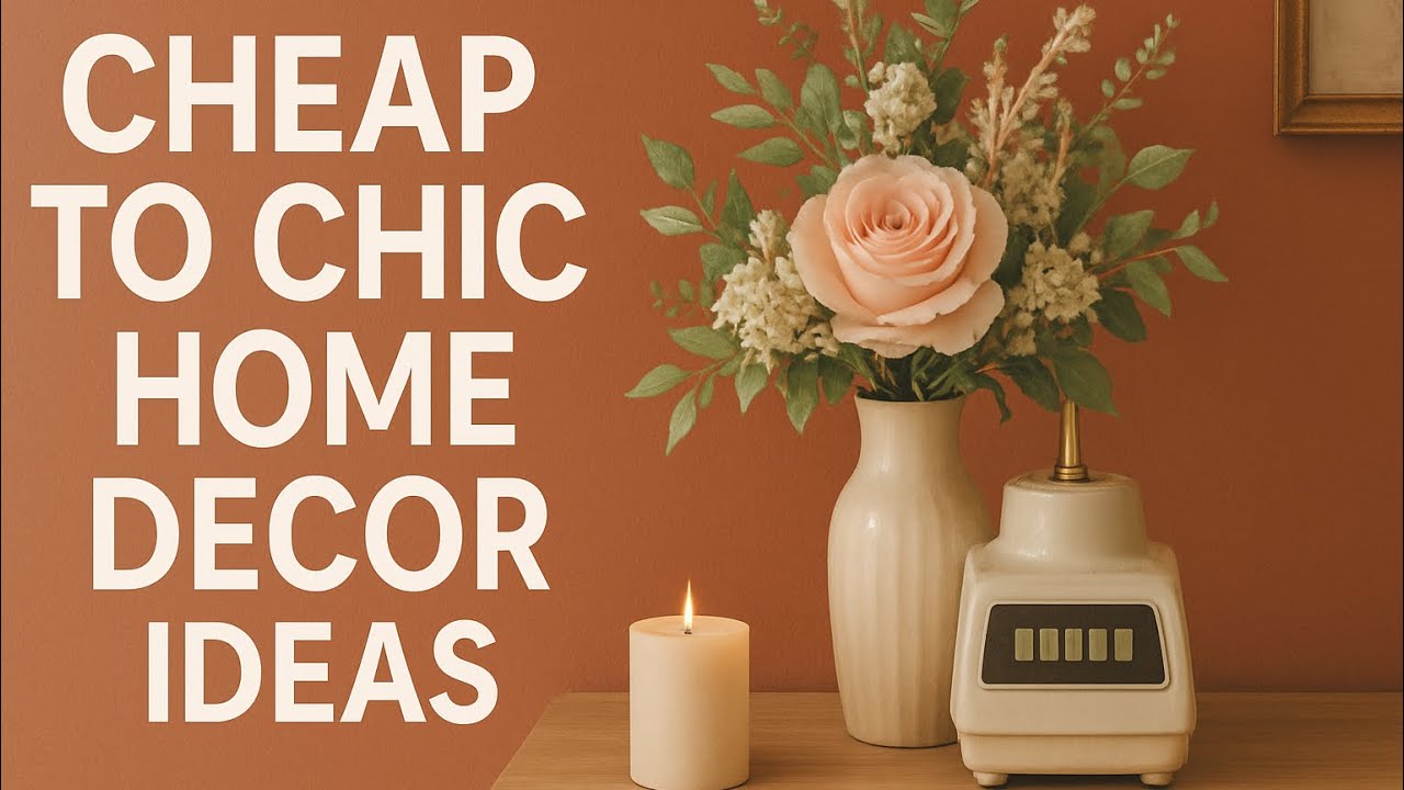 Прекратите покупать дорогой декор! Попробуйте эти гениальные бюджетные лайфхаки, которые можно сд...