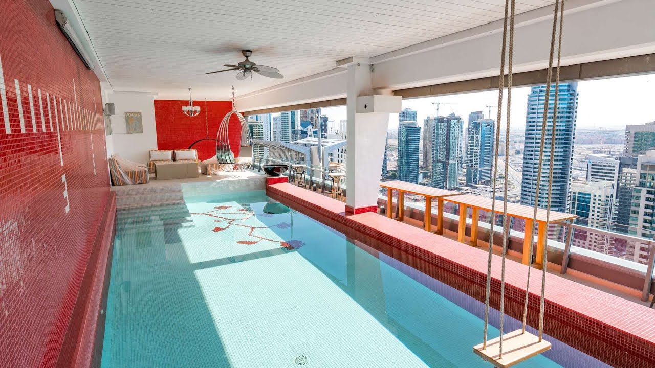 Dubai Marina Penthouse With Private Terrace Pool