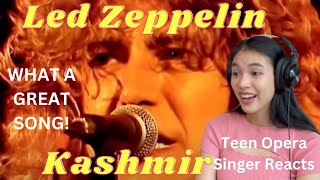 Teen Opera Singer Reacts To Led Zeppelin - Kashmir