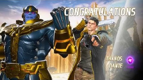 MARVEL VS. CAPCOM: INFINITE Arcade Mode Thanos Dante