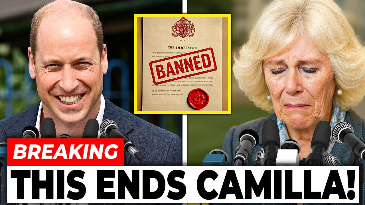 BREAKING Camilla BANNED FOR LIFE From Buckingham Palace After William