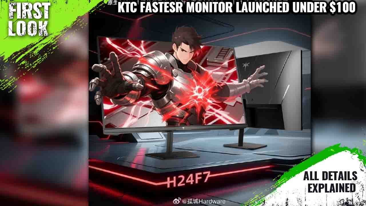 KTC H24F7 240Hz 24 Inch Gaming Monitor Launched - Explained All