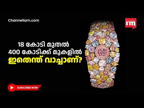 എന്തൊരു ആഡംബരമാണീ വാച്ചുകൾ , 456 കോടിയുടെ ഗ്രാഫ് ഹാലൂസിനേഷൻ |  world's most expensive watch|