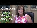 Jury Duty-  Why they ask questions