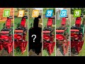 Fs18 Vs Fs19 Vs Fs20 Vs Fs22 Vs Fs23 Vs Fs25 | Sugarcan Harvesting Comparison | Timelapse 