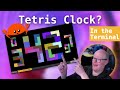 Terminal Tetromino Clock in Rust - When Tetris Meets Time!