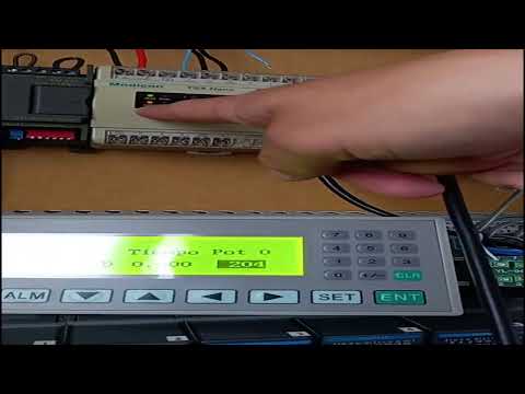 MODBUS RTU OP320 Maestro y PLC TSX nano Modicon Esclavo