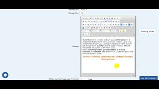 Adding Messages to your Auto Responder using our CKEditor
