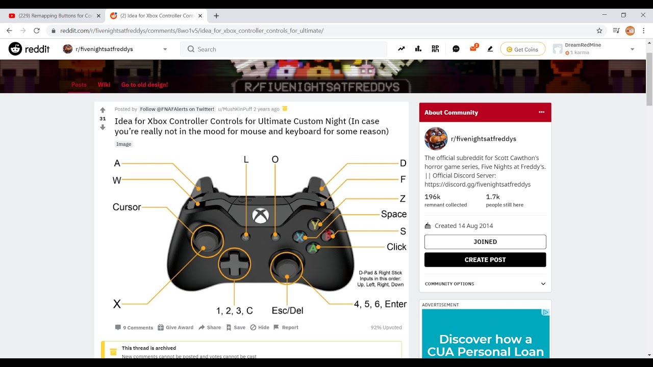 Five Nights at Freddy's Controller Support