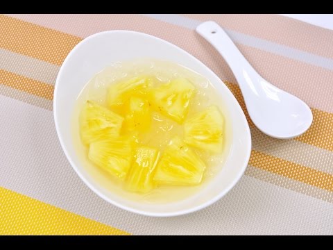 Pineapple in Syrup (Thai Dessert) - 