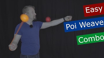 1 Minute Monday Easy Poi Weave Combo Tutorial I Modern Juggling Poi Tutorial