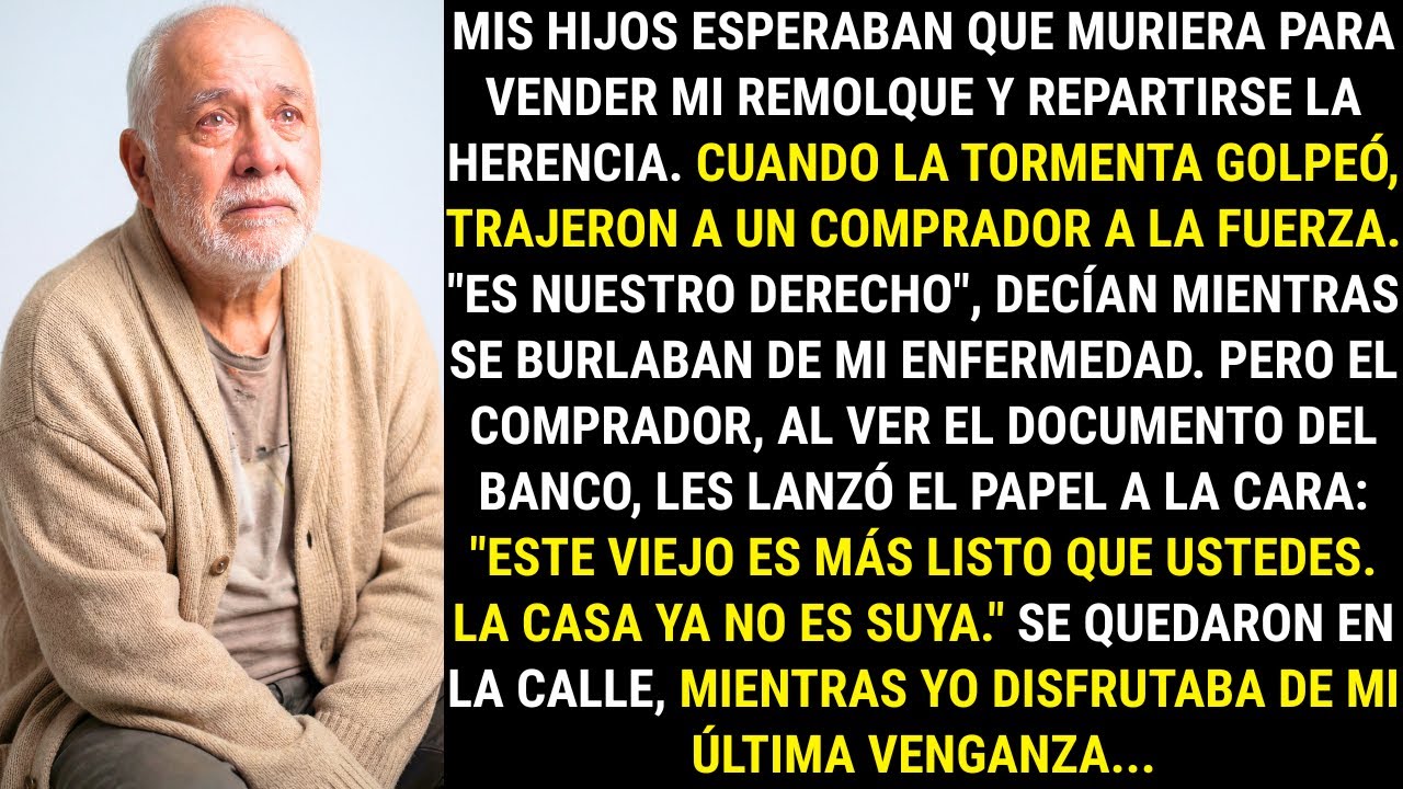 Me Obligaron A Vender Mi Casa En La Tormenta. Sus Caras Cuando El Banco Reveló El Secreto...