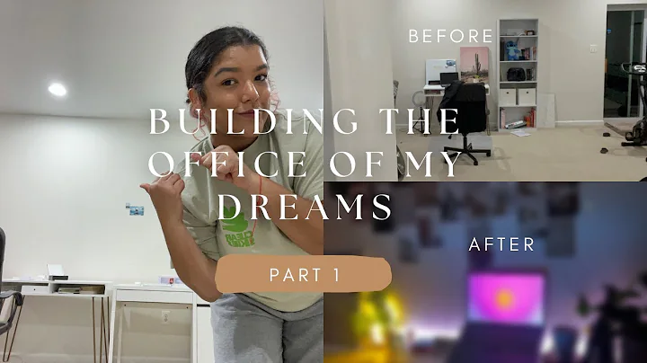 BUILDING THE AESTHETIC OFFICE OF MY DREAMS| TRANSF...