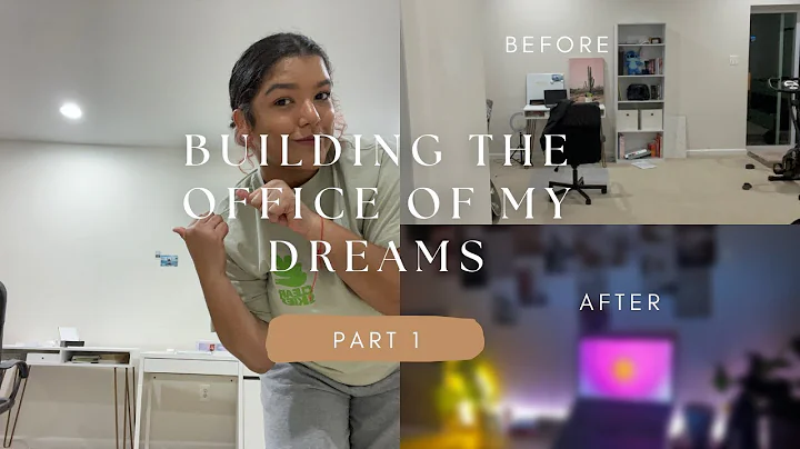 BUILDING THE AESTHETIC OFFICE OF MY DREAMS| TRANSFORMATION #roommakeover