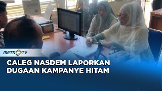 Berita Pemilu - Caleg NasDem Laporkan Dugaan Kampanye Hitam