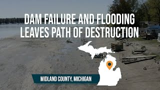 'A whole town destroyed' Michigan flooding and dam failures leaves path of destruction