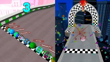 Going Balls vs Reverse Speed Run   Walkthrough ,iOS Android Colour Ball Run New Update (Part 251)