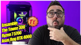 Ensamble Thermaltake The Tower 300 + Ryzen 7 y RTX 4060 Rog...